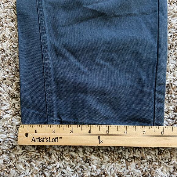 Prana Melrose Pant Womens 12 Stormy Night Relaxed Fit MR Canvas Jean 100% Cotton - Picture 10 of 11